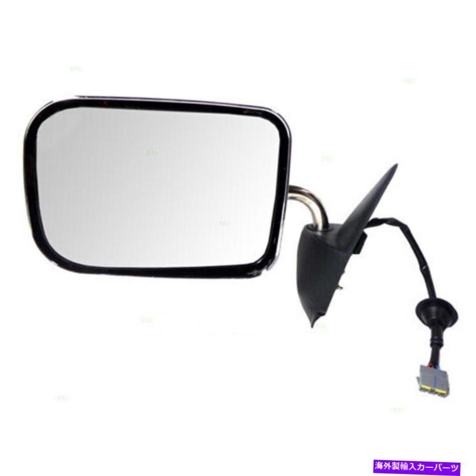 ドライバーパワーサイドビューミラークロムカバー94-97ダッジラム1500 2500 3500Drivers Power Side View Mirror Chrome Cover for 94-97