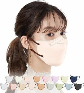 [OUYOHI] 3D立体マスク 息しやすい 52枚」小顔マスク ノースワイヤー入り 崩れにくい マスク 不織布 使い捨て 三層構