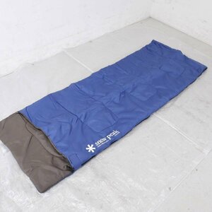Snow Peak Snow Peak sleeping bag blue group envelope type sleeping bag outdoor camp *852h19