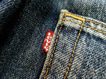 良好 濃紺 90s USA製 levi's リーバイス 501 w29 アメリカ製 ヒゲ落ち // ビンテージジーンズ 501xx_画像7