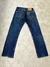 良好 濃紺 90s USA製 levi's リーバイス 501 w29 アメリカ製 ヒゲ落ち // ビンテージジーンズ 501xx_画像2