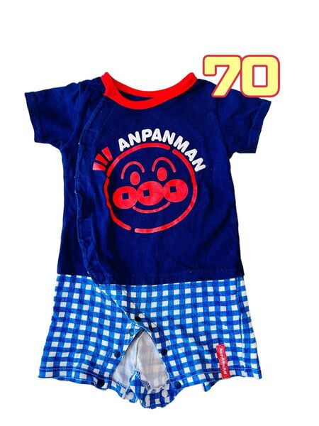アンパンマン 半袖ロンパース 70
