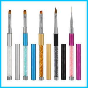 【新着商品】アクリル ネイルペン 画筆 平筆 フレンチ ジェルネイルペン UV用 ネイルアート筆 高品質 ネイルツール　ネイル用品