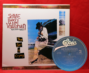 .... rice EPIC. record!Stevie Ray Vaughan rare 1991 year analogue beautiful goods [US ORG MASTERDISK]Little Wing - Sky is Crying - beautiful reproduction 