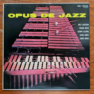 【音の良いキングの完全限定重量盤！SAVOY傑作】MILT JACKSON, FRANK WESS, KENNY CLARKE, HANK JONES, EDDIE JONES『OPUS DE JAZZ』