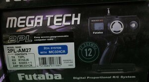  Futaba MEGA TECH 2PL 2CH SYSTEM WITH MC331CR 12 band 