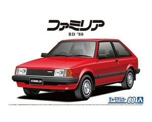 アオシマ ザ・モデルカー No.80 1/24 マツダ BD ファミリア XG '80