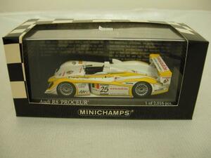 ★MINICHAMPS 1/43 Audi R8 1000km Spa 2003 Winners★