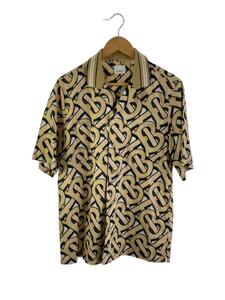 BURBERRY LONDON*Tissi period Cotton Shirt/ short sleeves shirt /S/ cotton /BEG/8033262