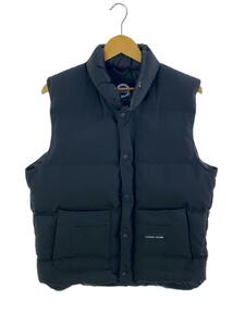 CANADA GOOSE◆ダウンベスト/L/BLK/4131JM/WINDSOR VEST/ダウン抜け有