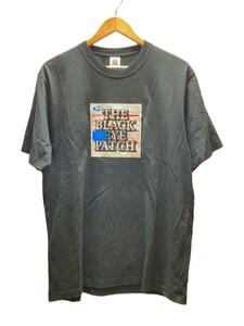 THE BLACK EYE PATCH◆Tシャツ/L/コットン/ブラック/ロゴプリント