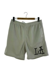 STUSSY◆MESH SHORT LA/ショートパンツ/L/ポリエステル/CRM/112309