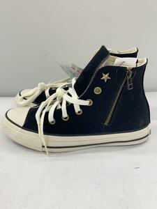 CONVERSE◆ハイカットスニーカー/24.5cm/BLK/キャンバス/1SC831