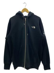 THE NORTH FACE◆SQUARE LOGO FULL ZIP_スクエアロゴフルジップ/XL/ポリエステル/BLK