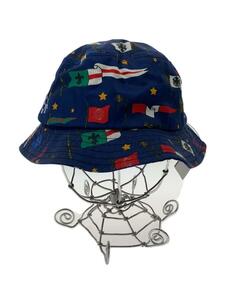 STUSSY* bucket hat /-/ cotton /BLU/ total pattern / men's 