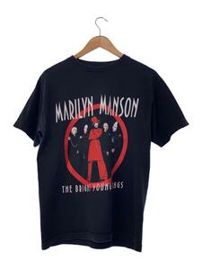 ALSTYLE◆00s/MARILYN MANSON/THE BRIGHT YOUNG THINGS/Tシャツ/M/コットン/BLK
