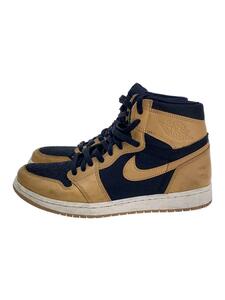 NIKE◆ハイカットスニーカー/UK9.5/BEG/555088-202