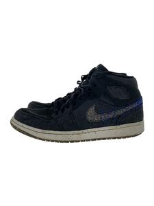 NIKE◆AIR JORDAN 1 MID SE_エアジョーダン 1 ミッド SE/27.5cm/BLK