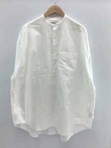 Graphpaper◆Oxford Oversized Band Collar Shirt/コットン/WHT/GM234-50022B//