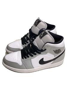 NIKE◆AIR JORDAN 1 MID/27.5cm/GRY