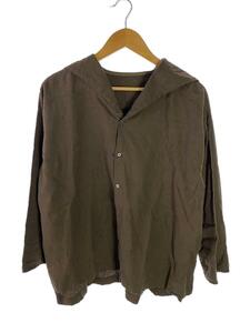 nest Robe◆22AW/起毛セーラーカラーブラウス/FREE/リネン/BRW