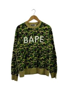 A BATHING APE◆スウェット/L/コットン/マルチカラー/カモフラ/001SWG301017X