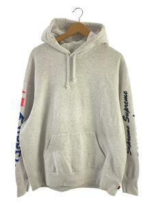 Supreme◆パーカー/L/コットン/GRY/シミ有/21AW/Multi Logo Hooded Sweatshirt