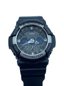 CASIO◆クォーツ腕時計・G-SHOCK/デジアナ/BLK/BLK