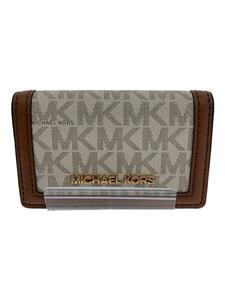 MICHAEL KORS◆キーケース/-/CML/総柄/レディース/35F3GTVP5B