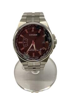 CITIZEN◆ソーラー腕時計/アナログ/ステンレス/BLK/H145-S116643