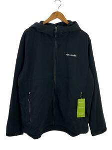 Columbia◆VIZZAVONA PASS II JACKET_ヴィザボナパス2ジャケット/XL/ナイロン/BLK