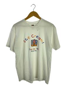 1998/USA製/Ice Cream!/Tシャツ/L/コットン/WHT