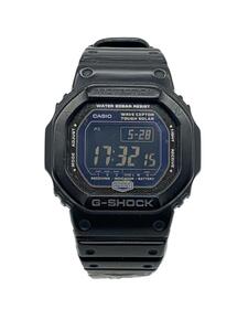 CASIO◆ソーラー腕時計・G-SHOCK/デジタル/BLK