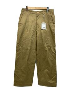 UNIVERSAL PRODUCTS◆ボトム/2/コットン/BEG/無地/233-60506/NO TUCK WIDE CHINO TROUSERS/タ