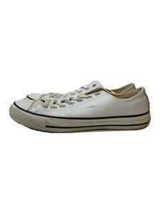 CONVERSE◆ローカットスニーカー/27cm/WHT/レザー/1B905