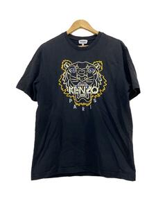 KENZO◆Tシャツ/L/コットン/BLK/プリント