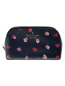 kate spade new york◆ポーチ/-/BLK/花柄