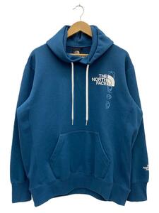 THE NORTH FACE◆Back Half Dome Hoodie_バックハーフドームフーディ/L/ポリエステル/BLU