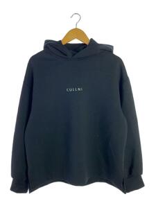 CULLNI◆23SS/Logo Embroidery Hoodie/パーカー/1/ポリエステル/BLK/23-SS-007