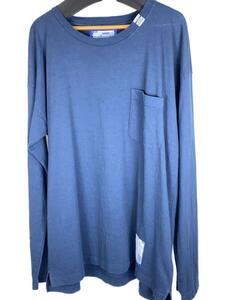 MIHARA YASUHIRO◆長袖Tシャツ/52/コットン/NVY/I06LT502//