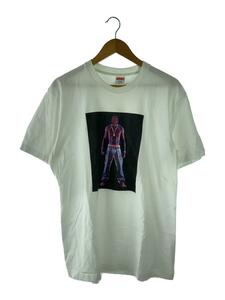 Supreme◆20SS/Tupac Hologram Tee/Tシャツ/L/コットン/ホワイト/襟汚れ有