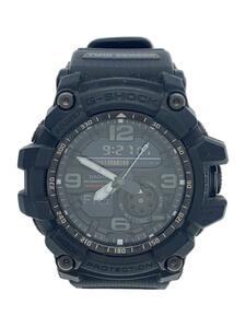 CASIO◆クォーツ腕時計・G-SHOCK/デジアナ/BLK/BLK//