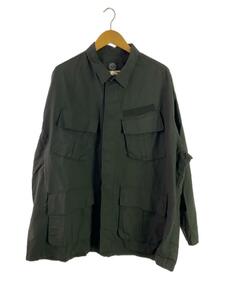 Porter Classic◆WEATHER MILITARY JACKET/ミリタリージャケット/4/ポリエステル/BLK//