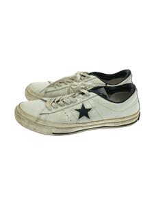 CONVERSE◆WEEKLY COURT/26cm/WHT/レザー/1C043//黄ばみ有//