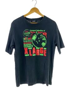 X-LARGE◆21SS/S/S TEE GREATEST HITS/L/コットン/BLK/101212011020//