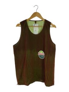 doublet◆KIWI FLOCKY TANK TOP/タンクトップ/42/ポリエステル/BRW/22SS20CS204//