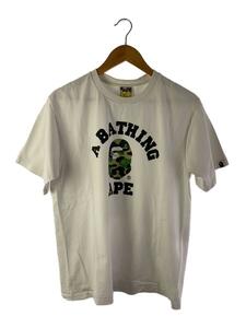 A BATHING APE◆Tシャツ/L/コットン/WHT