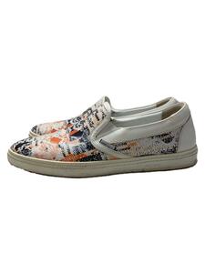 JIMMY CHOO◆ローカットスニーカー/43/WHT