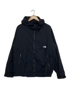 THE NORTH FACE◆COMPACT JACKET_コンパクトジャケット/L/ナイロン/BLK/無地