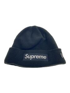 Supreme◆23AW/BOX LOGO BEANIE/ニットキャップ/FREE/アクリル/BLK/無地/メンズ